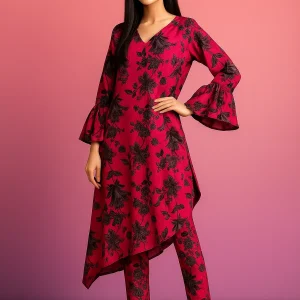 2PC Unstitched Lawn Suit – Premium Summer Fabric