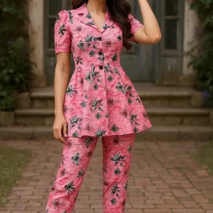 2PC Unstitched Lawn Suit – Minimal Solid Print for Elegant Style